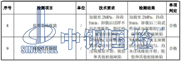 板式橡膠支座檢測項目結(jié)果